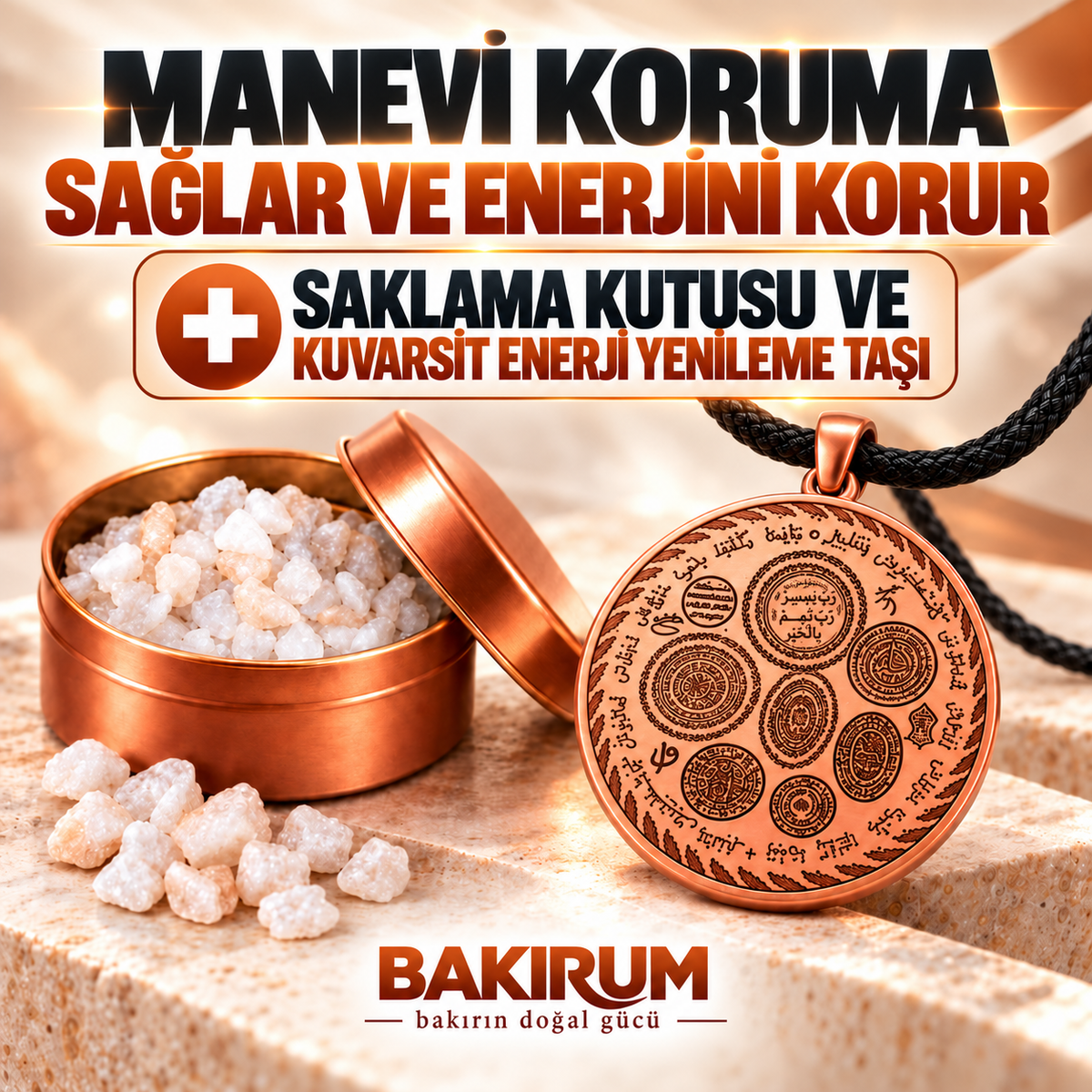BAKIRUM DUALI BAKIR KOLYE